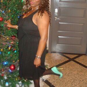 classic black dress size: medium